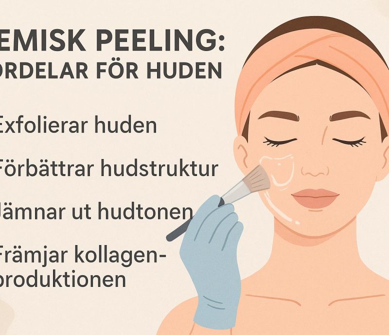 Kemisk peeling: Fördelar för huden