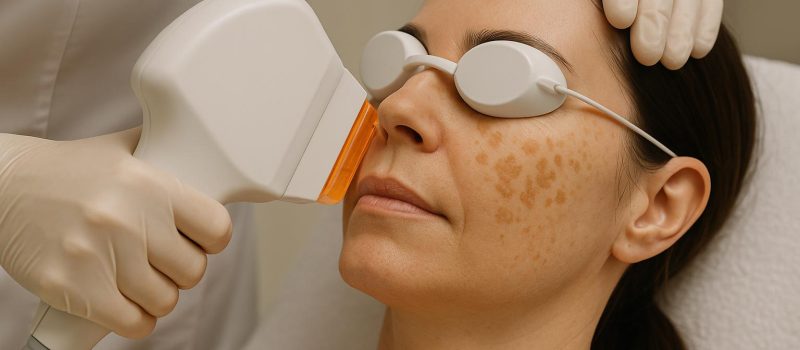 IPL-behandling för att ta bort pigmentfläckar