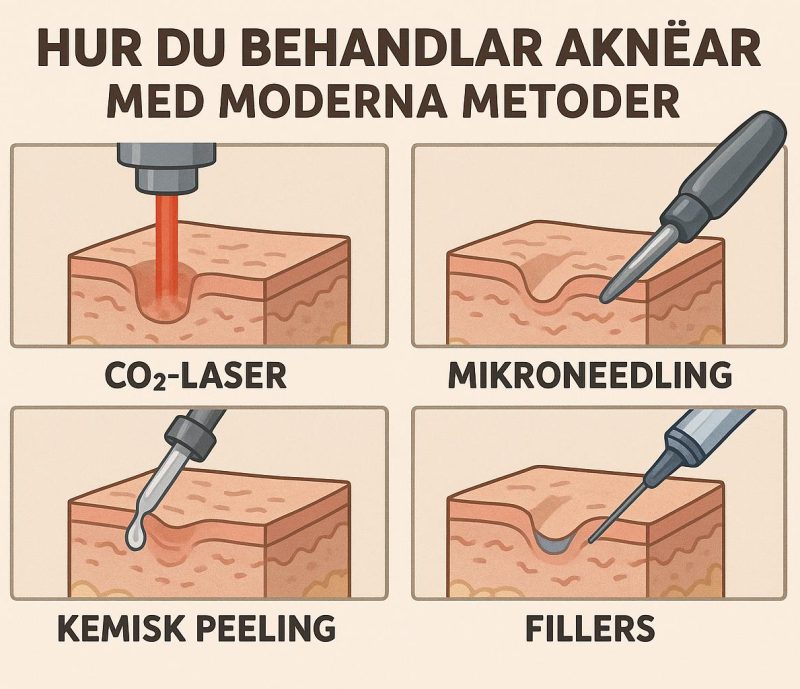 Hur du behandlar akneärr med moderna metoder
