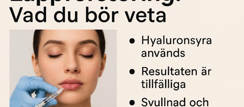 Läppförstoring: Vad du bör veta