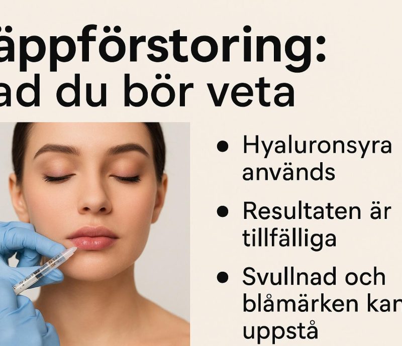 Läppförstoring: Vad du bör veta