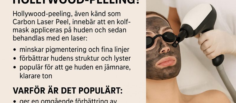 Vad är Hollywood-peeling och varför är det populärt