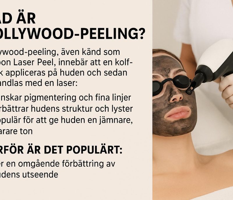 Vad är Hollywood-peeling och varför är det populärt