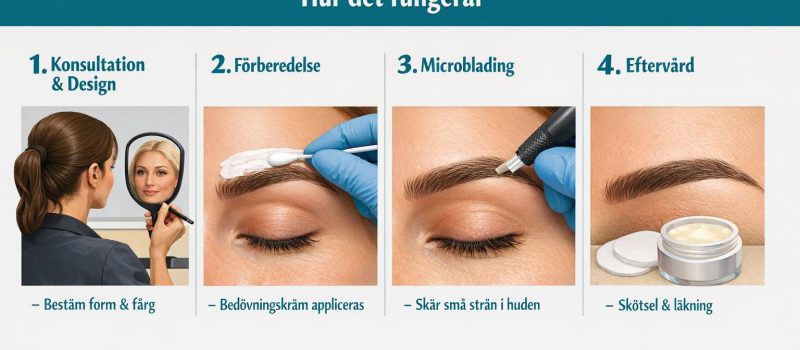 3D-ögonbrynstatuering: Hur det fungerar