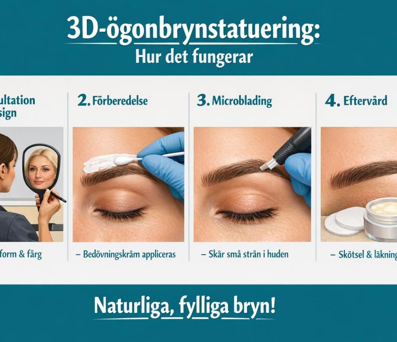 3D-ögonbrynstatuering: Hur det fungerar