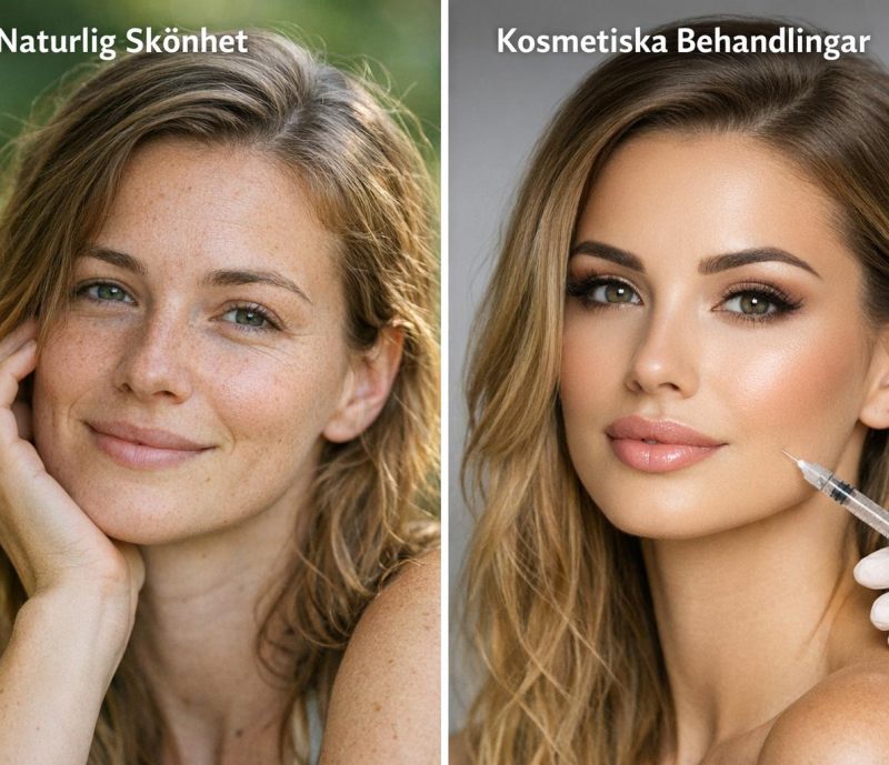 Naturlig skönhet kontra kosmetiska behandlingar