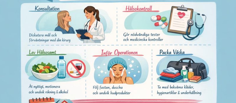 Hur du förbereder dig inför en skönhetsoperation
